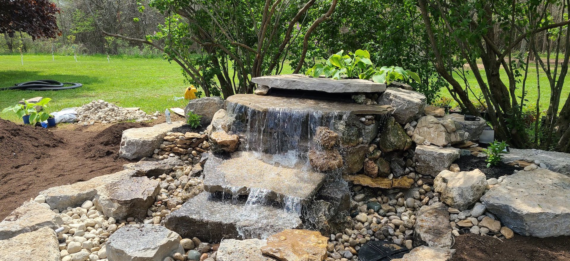 Pond Waterfall